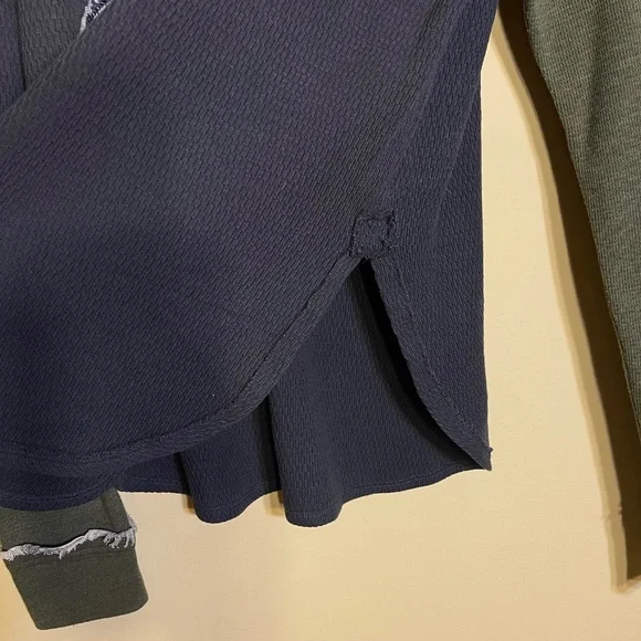 We The Free Blue and Green Long Sleeve Top - Picture 5 of 12